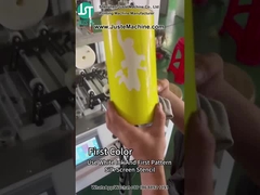 JST-R400 Screen Printer Printing Logo For Paper Container