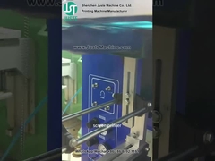 Imprimante à écran courbe imprimant la forme d'une ellipse pour bouteille en plastique (4)